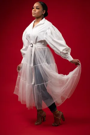 Talk Tulle Much Top