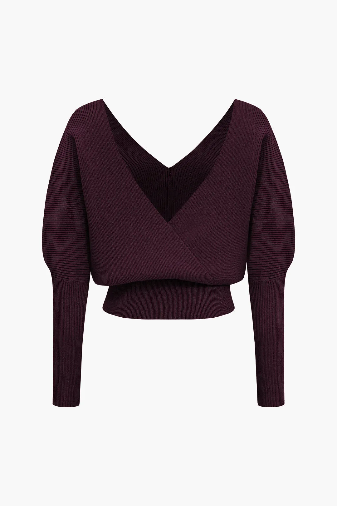 Tammy - Solid Button V Neck Woman's Sweater