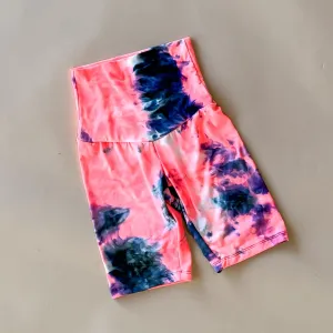 TD Biker Shorts | Adult | Sunset Neon