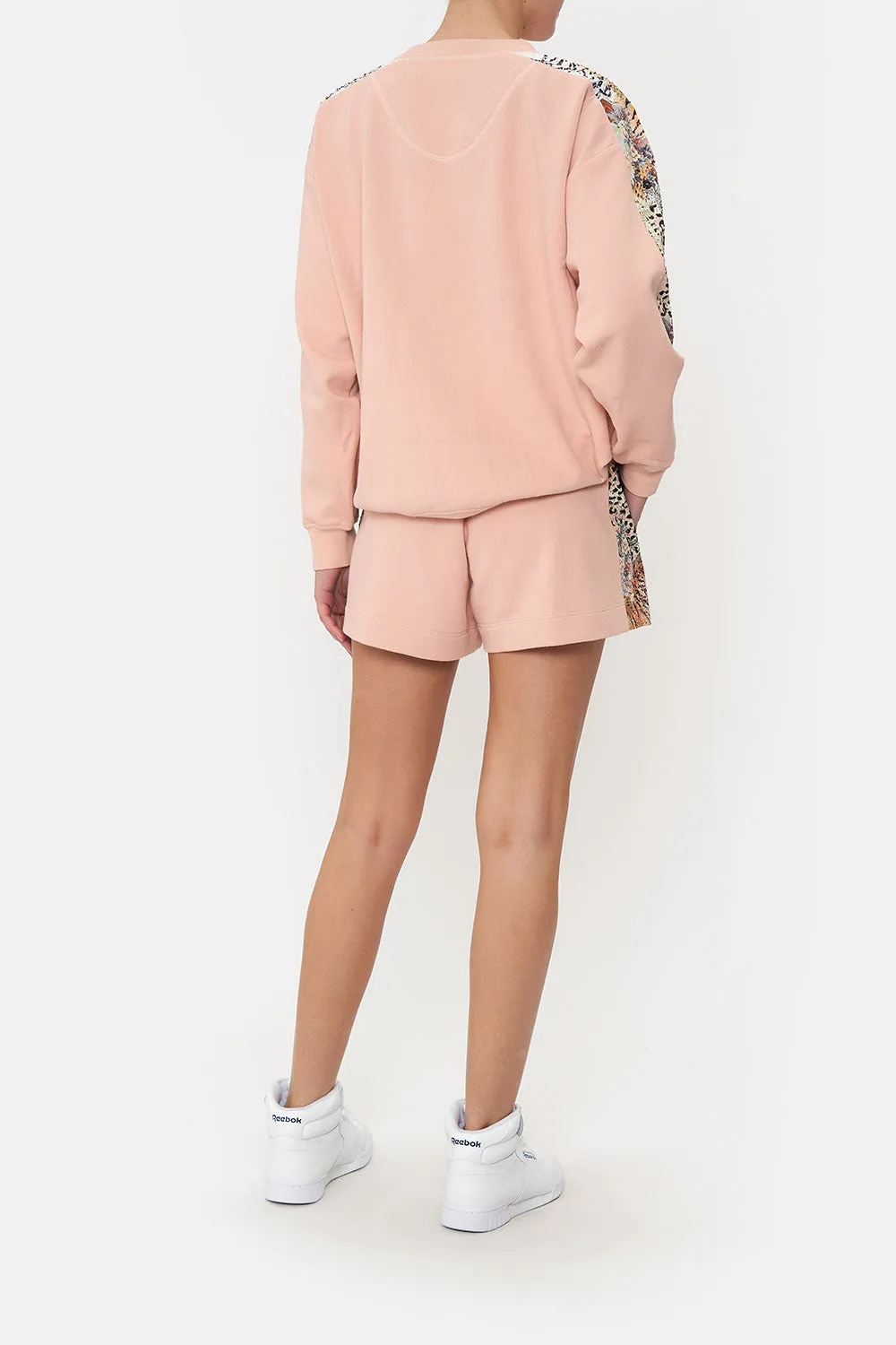 Terry Short with Contrast Stripe - Moto Maiko