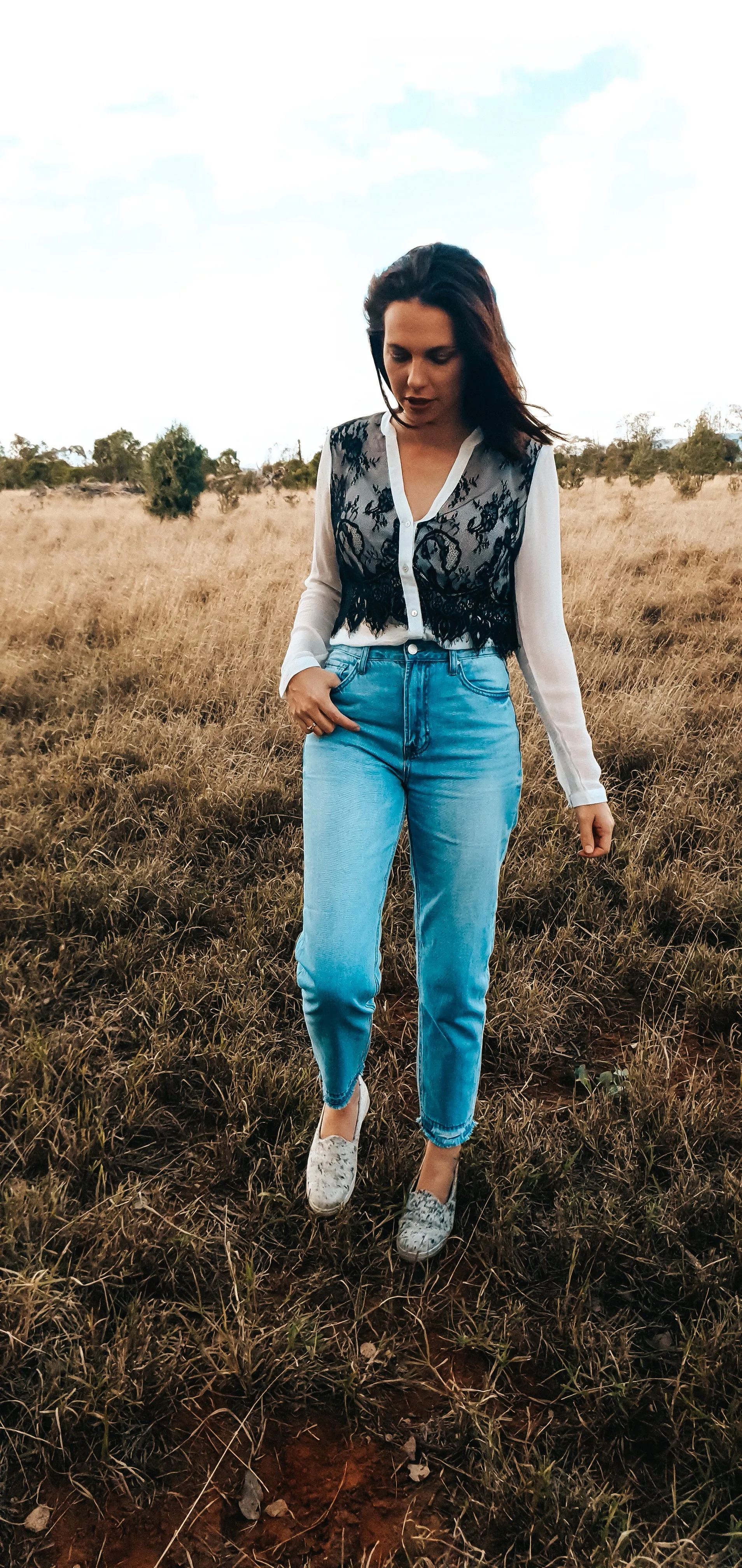 The Delaney Blouse in White