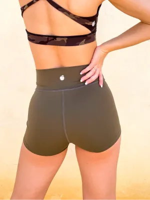 The Peachy Shorts - Olive Green
