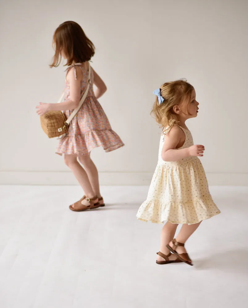 Tie-Strap Dress - Floral Liberty - 2-3 to 8-9