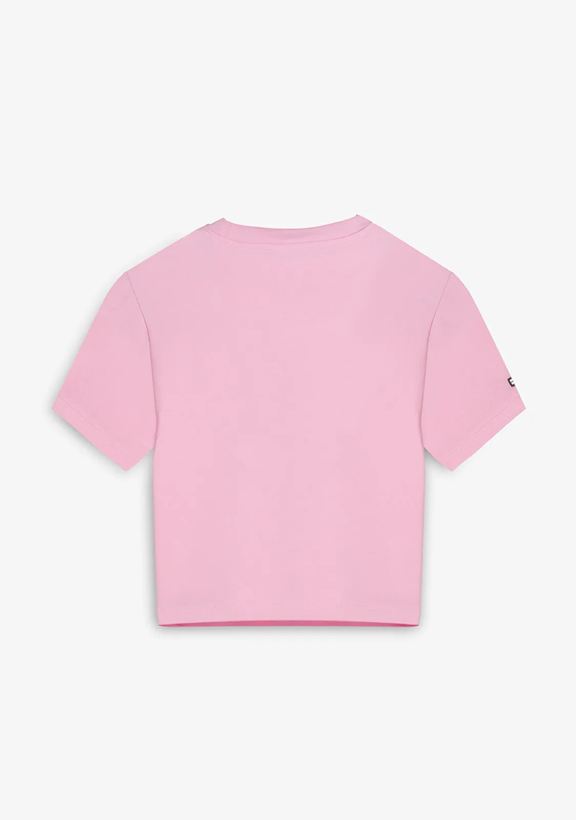 Tomorrow Cropped T-Shirt Pink