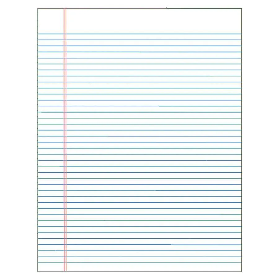 TOPS Glue - Top Wide Ruled Legal Pads - Letter