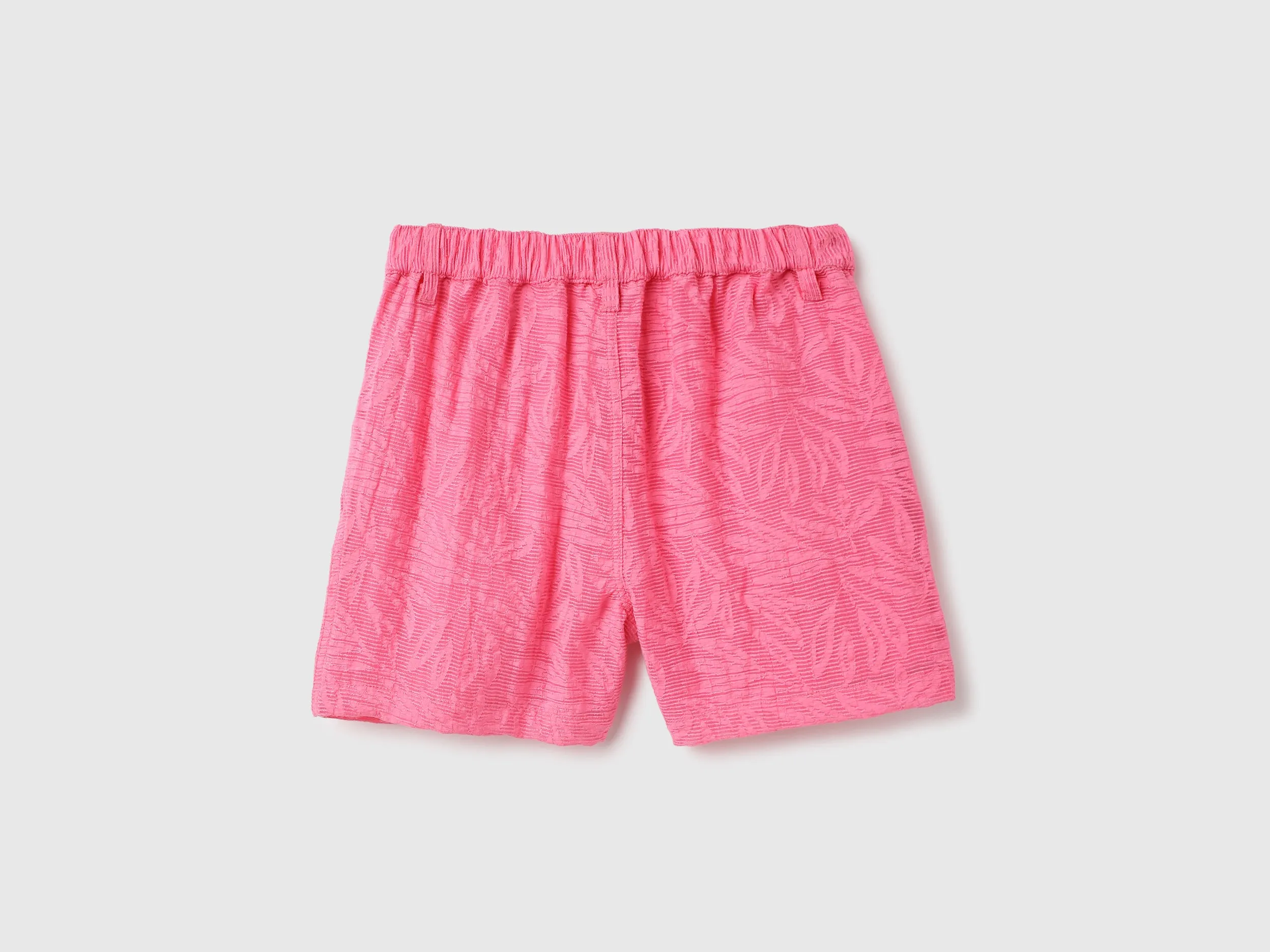 Tropical Burnt Out Regular Fit Casual Shorts