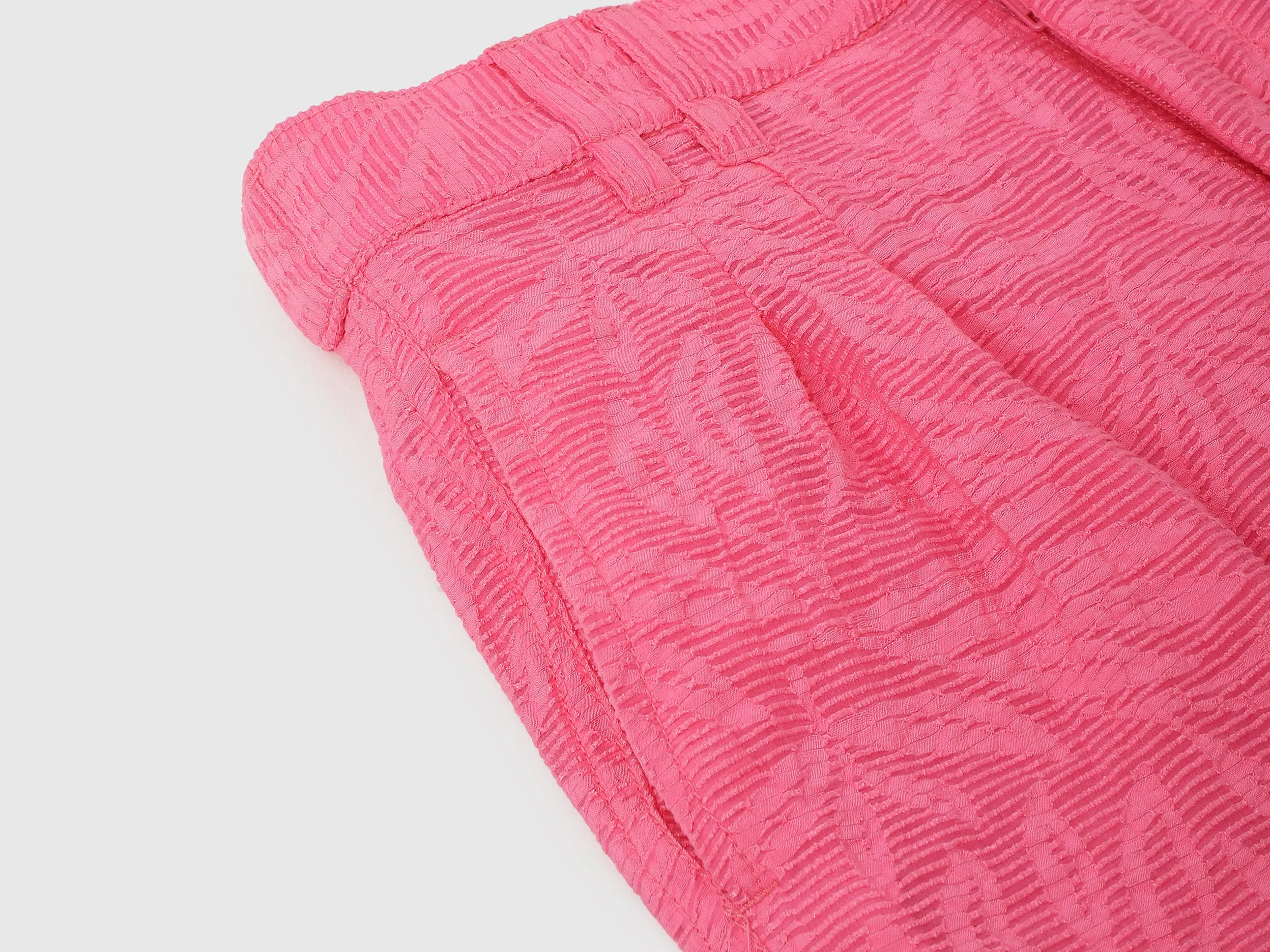 Tropical Burnt Out Regular Fit Casual Shorts