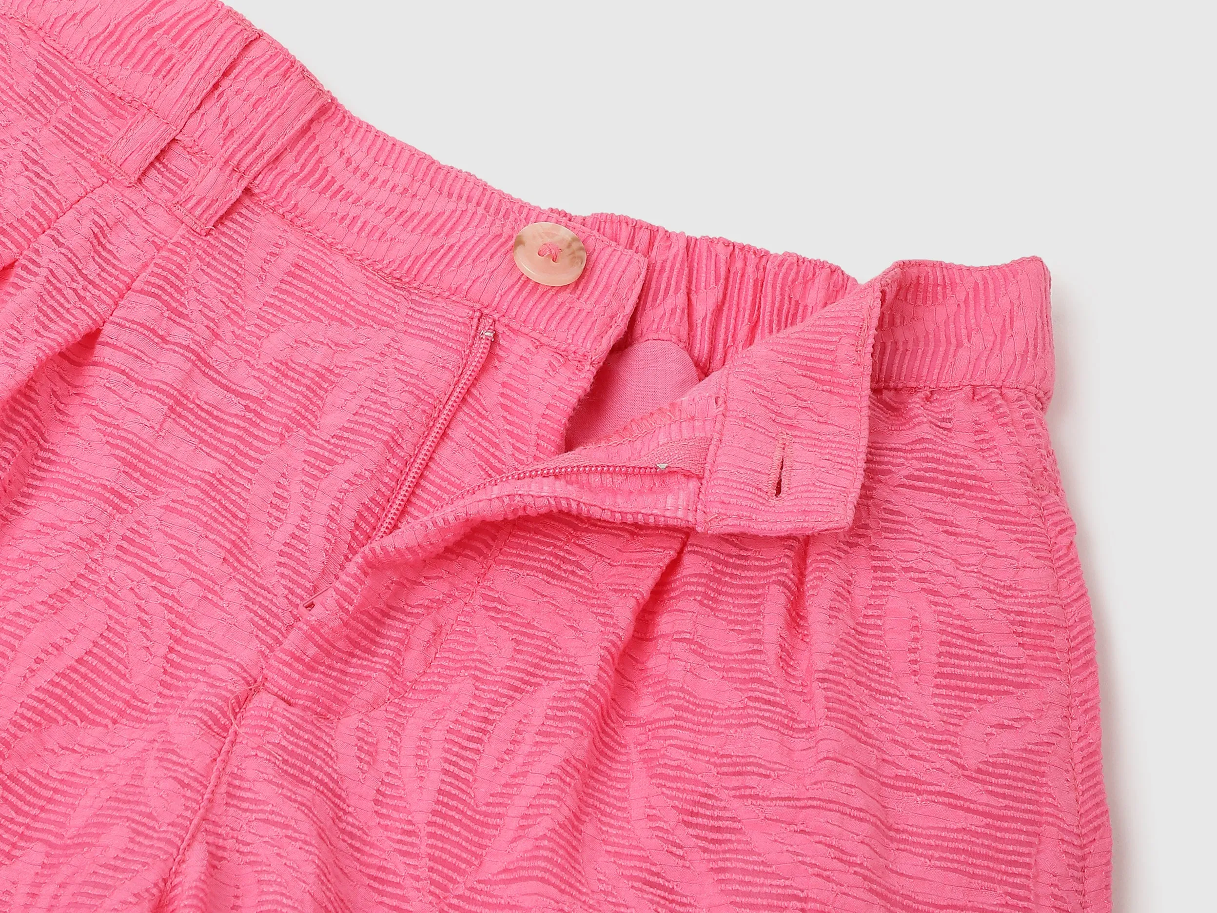 Tropical Burnt Out Regular Fit Casual Shorts
