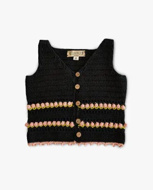 Tulips Top | black