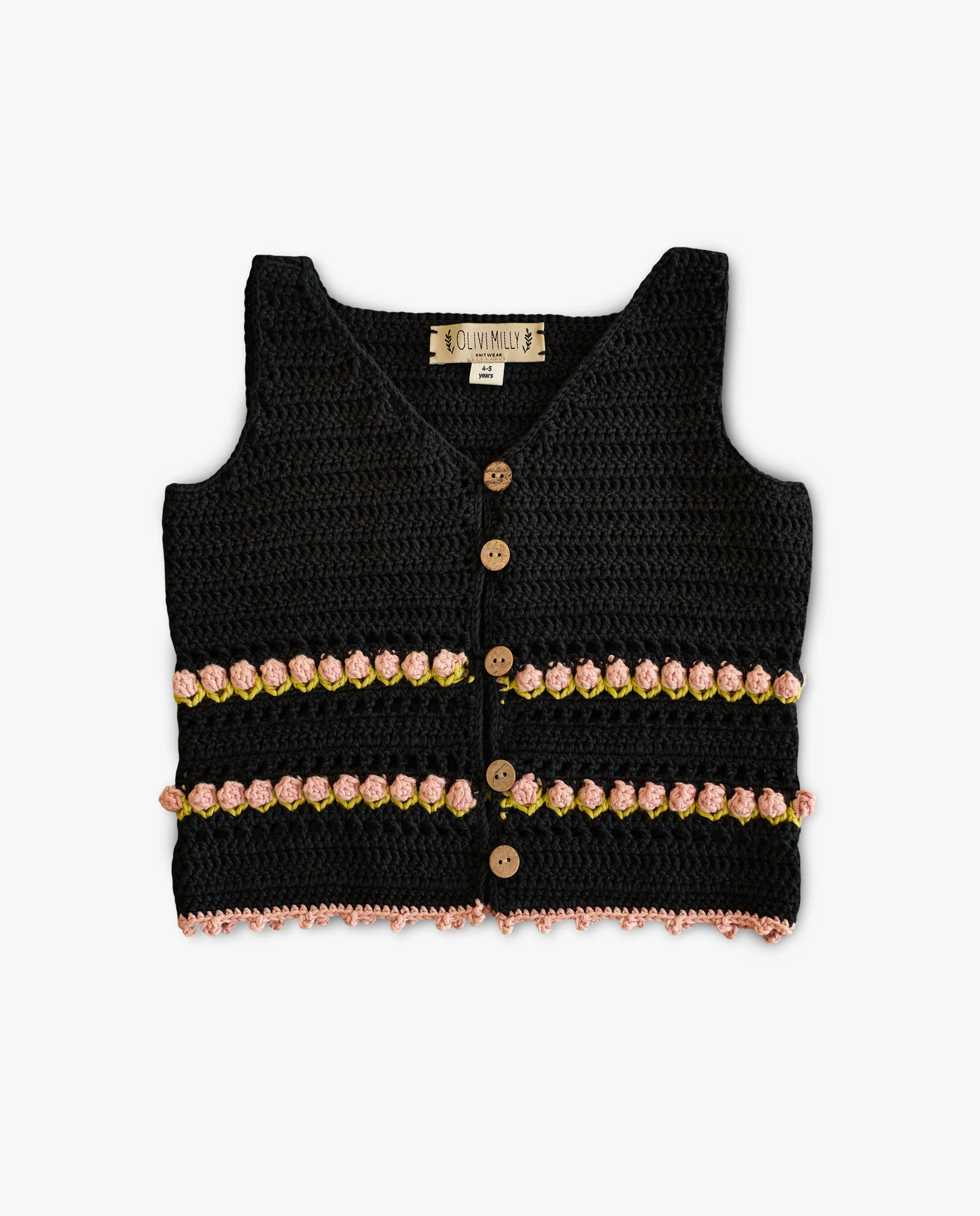 Tulips Top | black