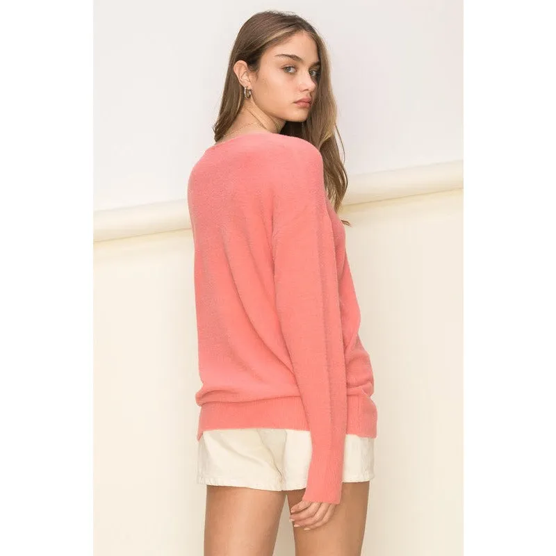 Ultra Soft & Cute V- Neck Sweater