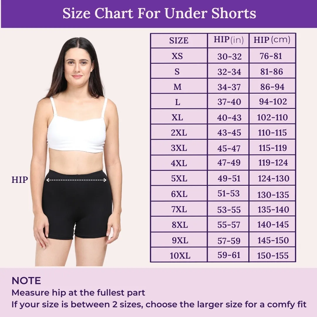 Under Dress Shorts - Pack of 3