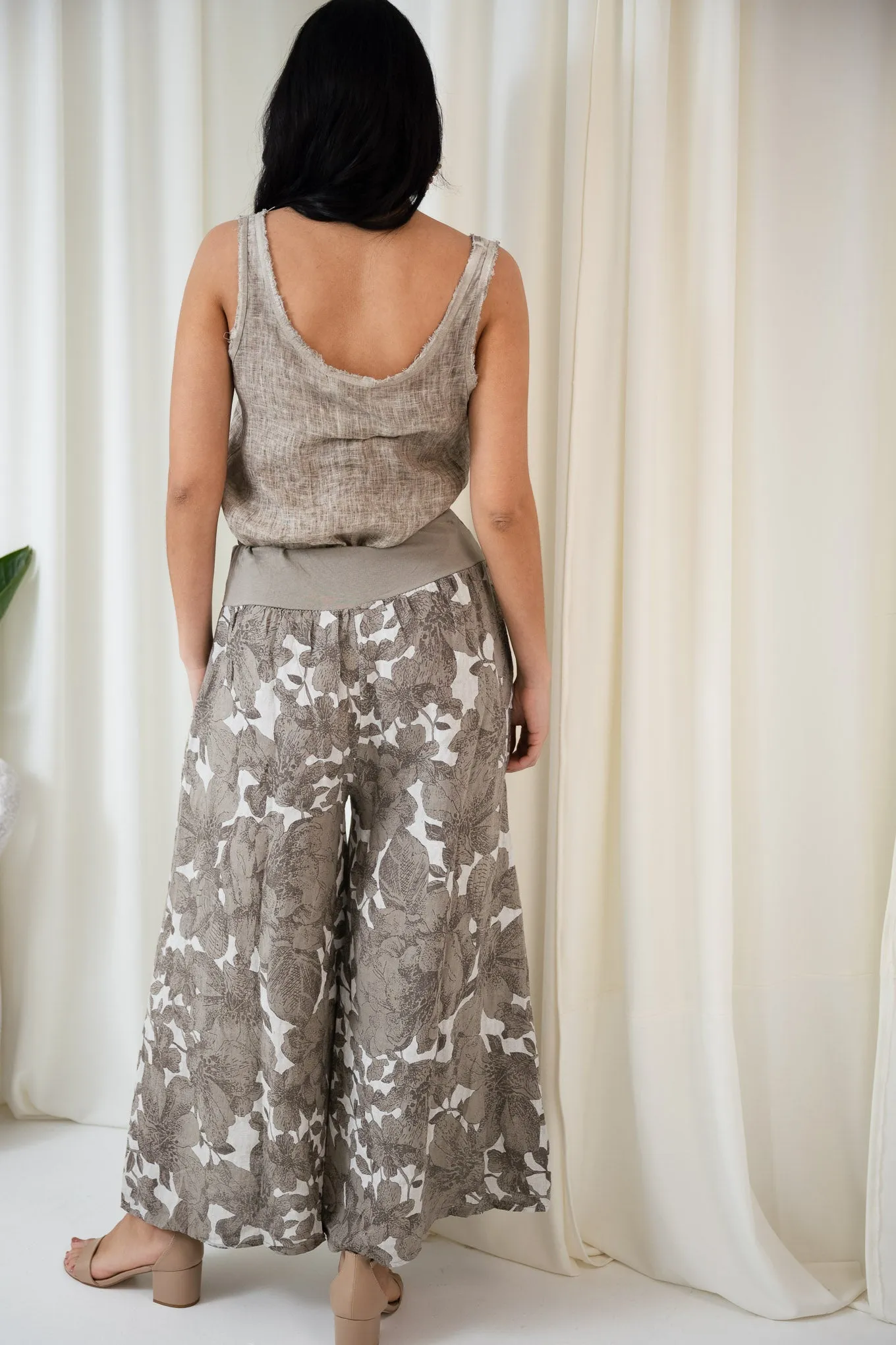 Valery Floral Culotte Pants | Fango