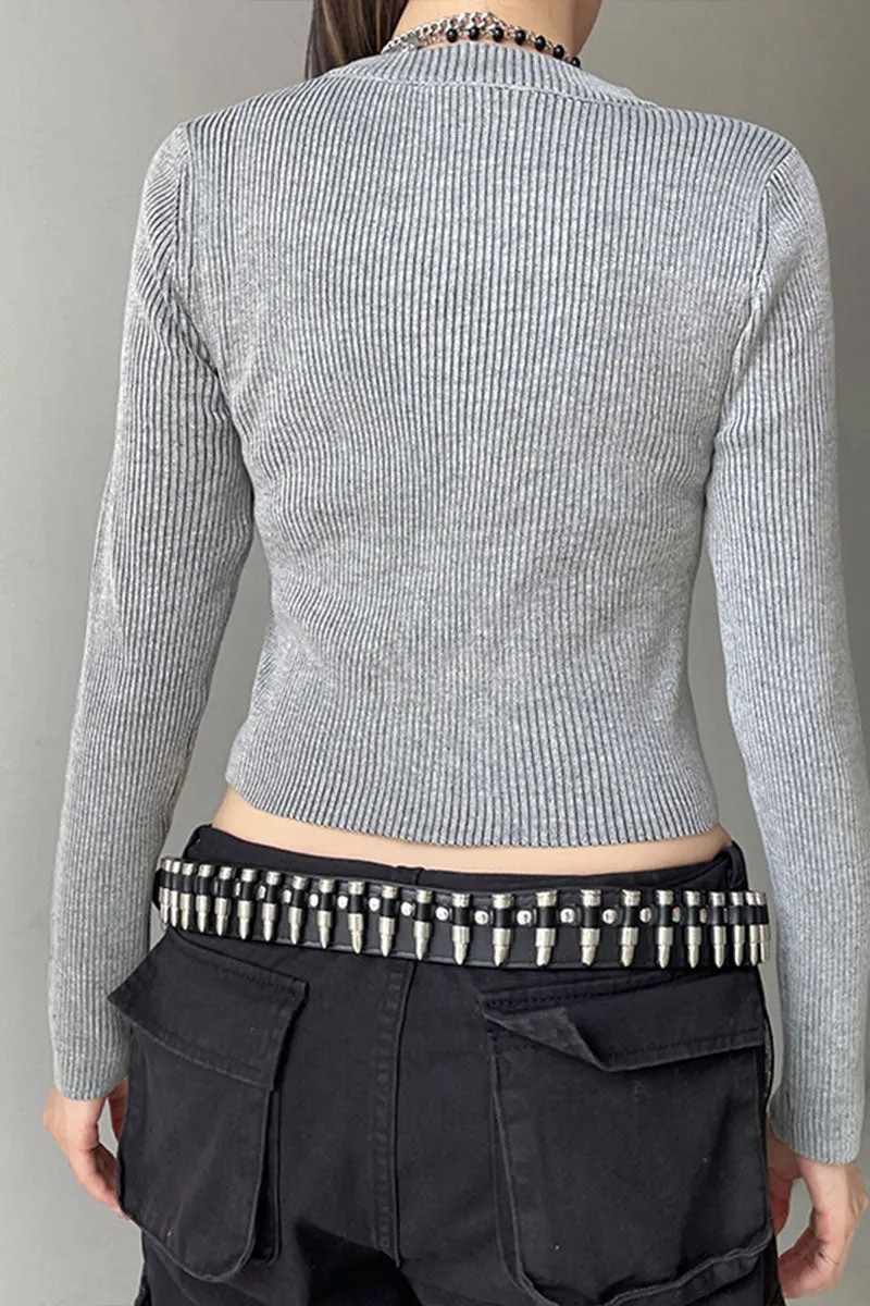 WG0394 Star Crop Sweater