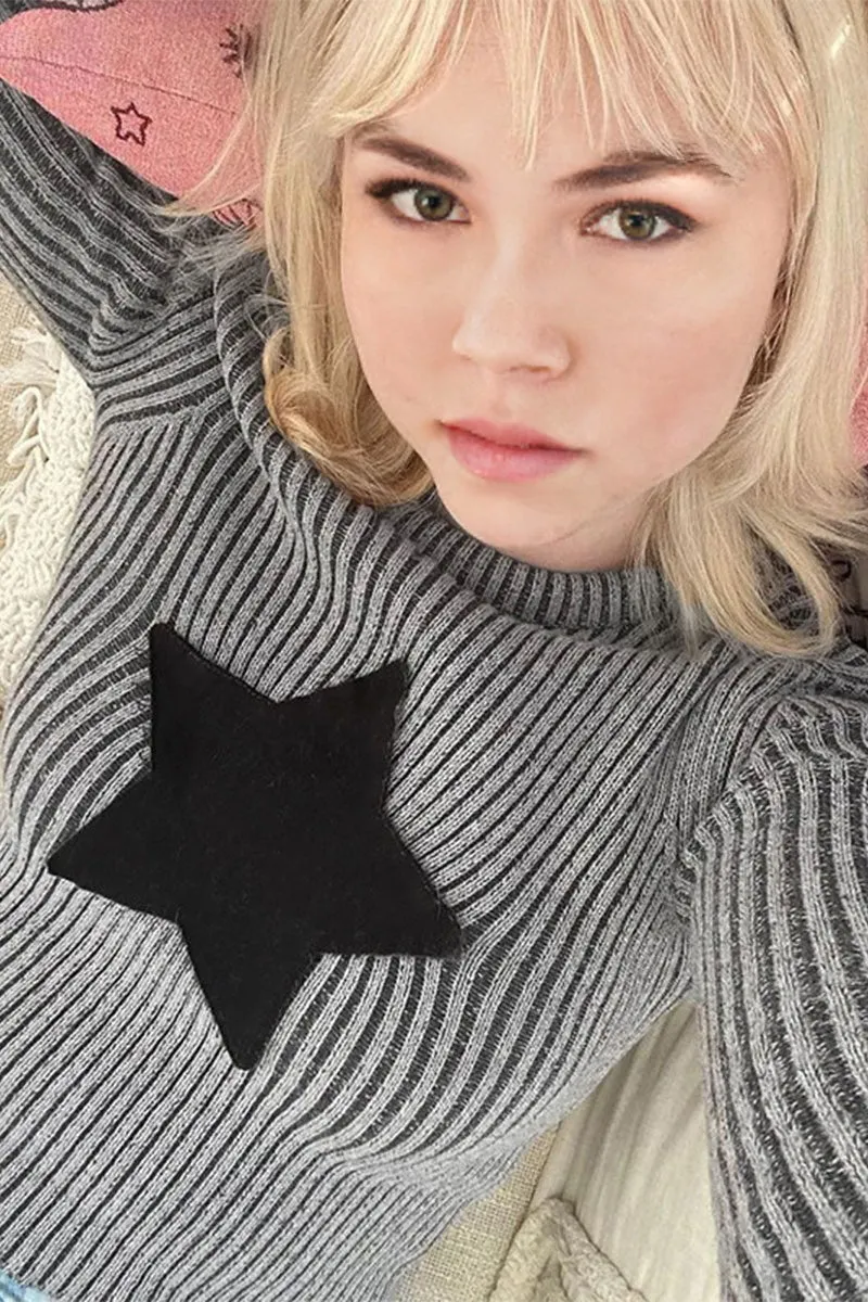 WG0394 Star Crop Sweater