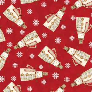 White Christmas 16266-10 Red