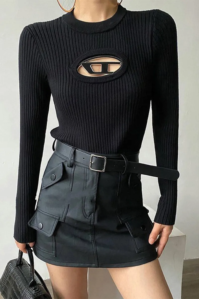 WI0191 Solid Knitted Shirt