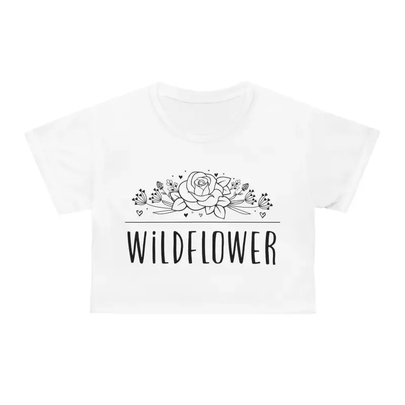 Wildflowers Aop Crop Tee for Fresh Chic Vibes
