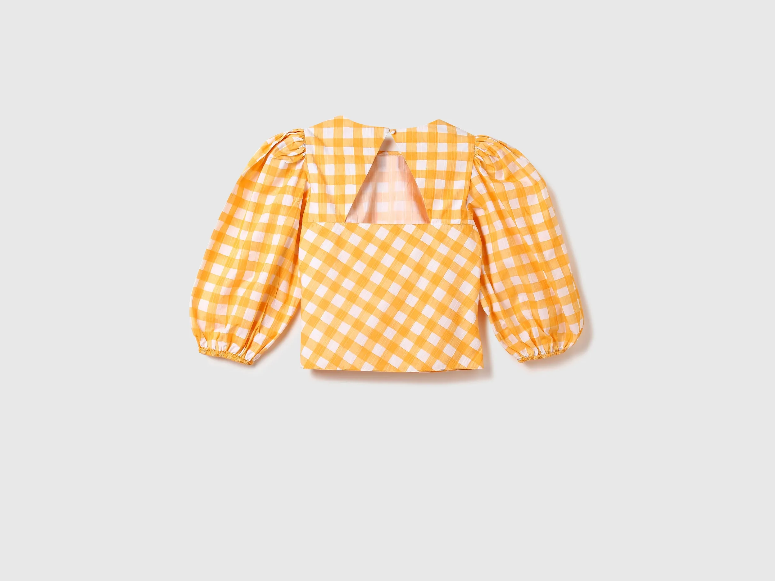 Women Checked Round Neck Clothing Set