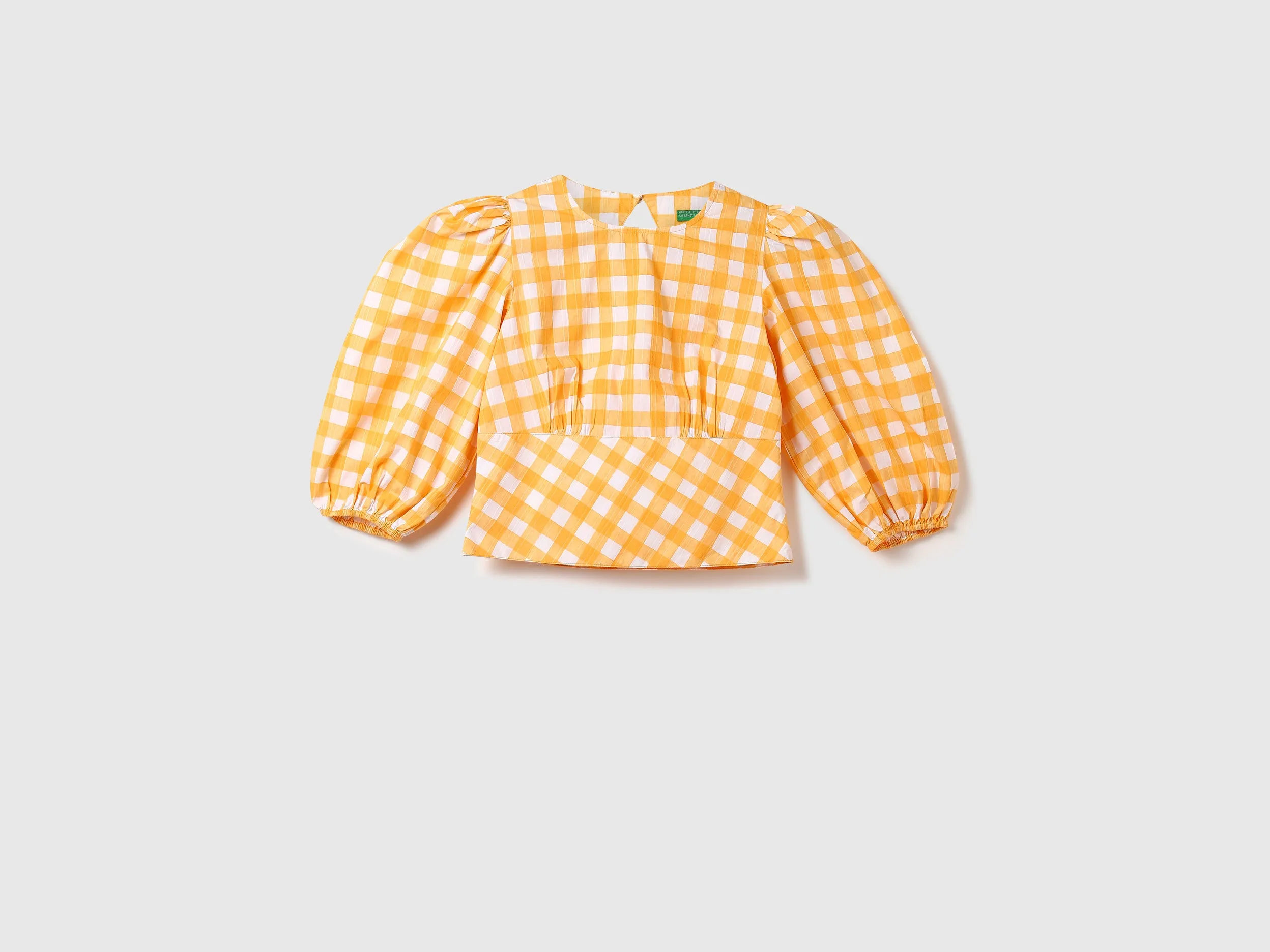 Women Checked Round Neck Clothing Set