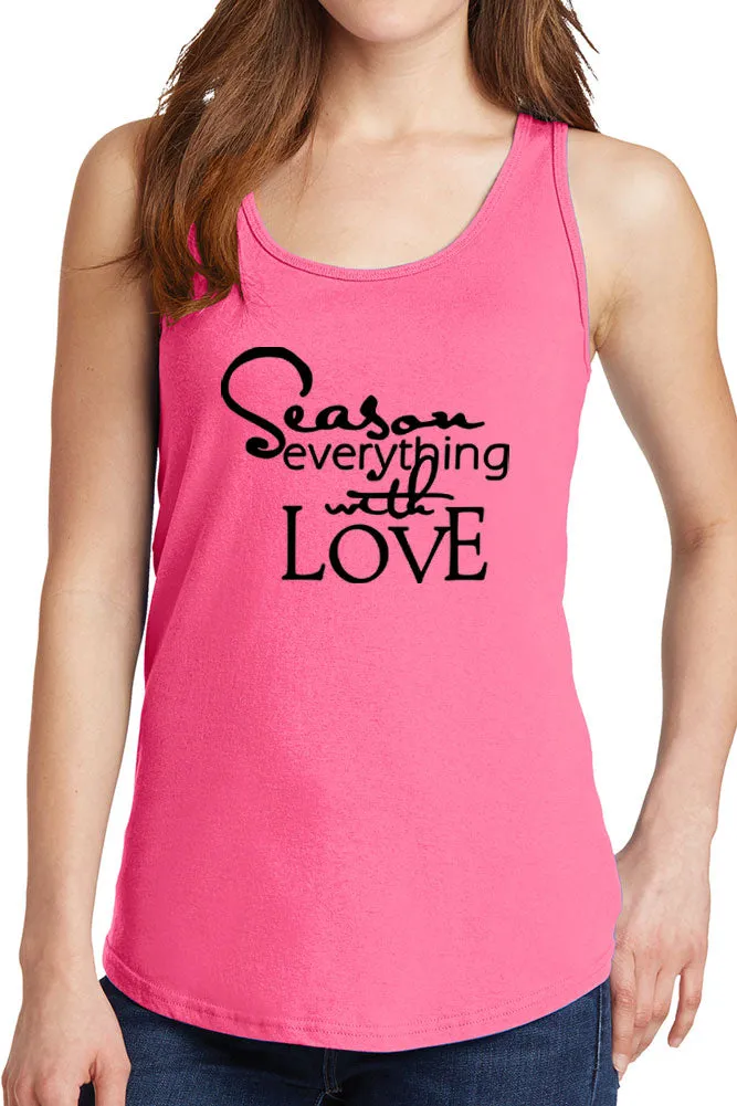 Women's Season Everything with Love Core Cotton Tank Tops -XS~4XL
