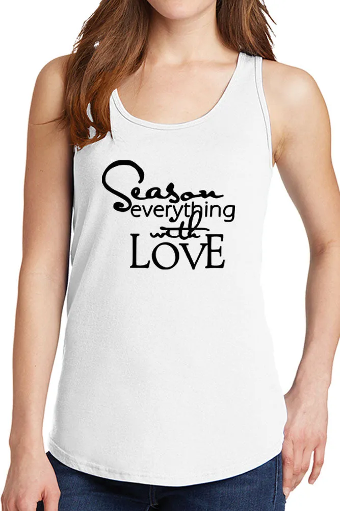 Women's Season Everything with Love Core Cotton Tank Tops -XS~4XL