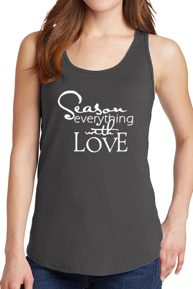 Women's Season Everything with Love Core Cotton Tank Tops -XS~4XL
