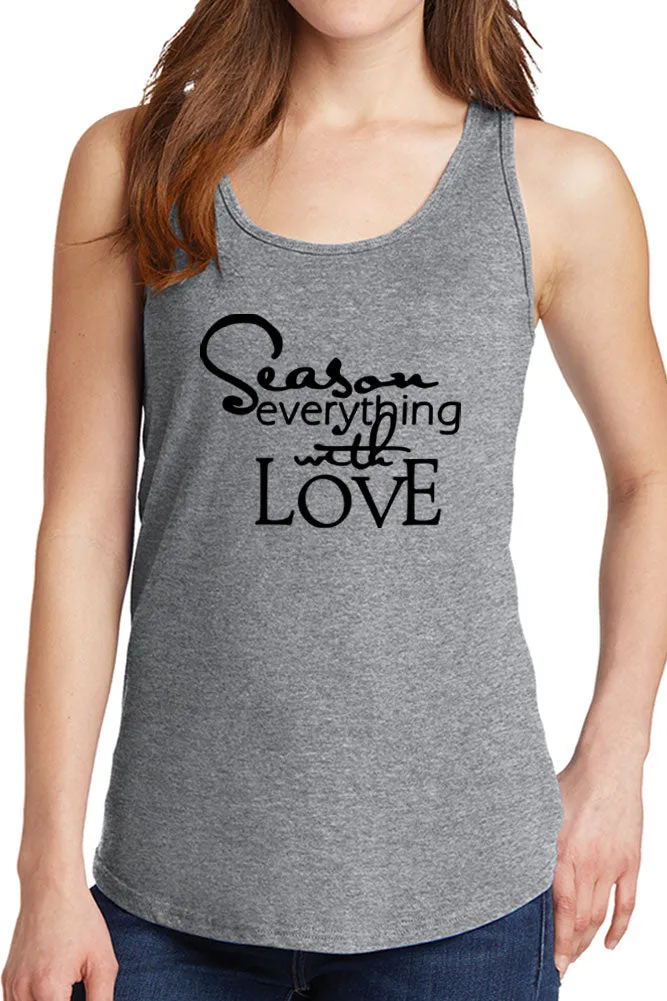 Women's Season Everything with Love Core Cotton Tank Tops -XS~4XL