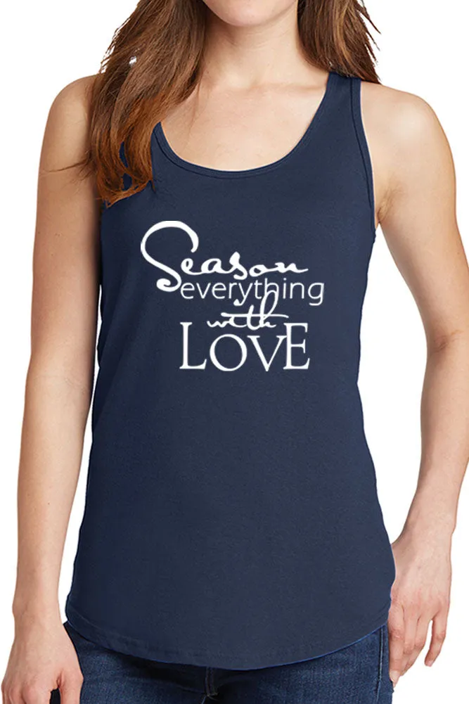 Women's Season Everything with Love Core Cotton Tank Tops -XS~4XL