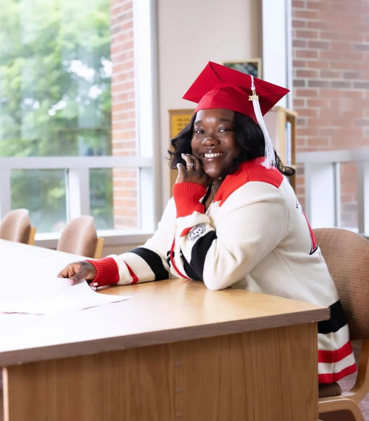 WSSU | Cardigan PEARLED IVORY