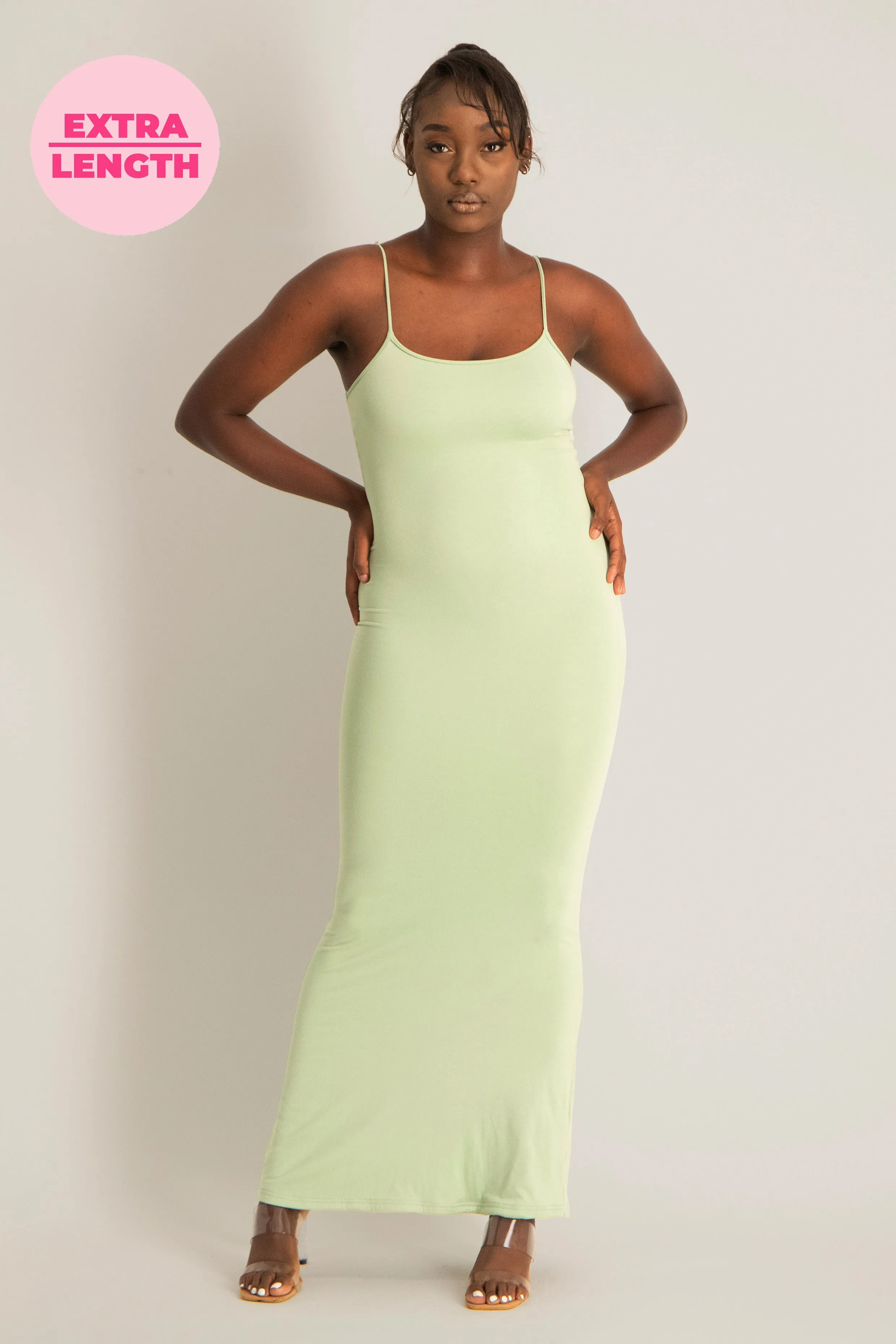 XTRA LENGTH Lounge Maxi Slip Dress