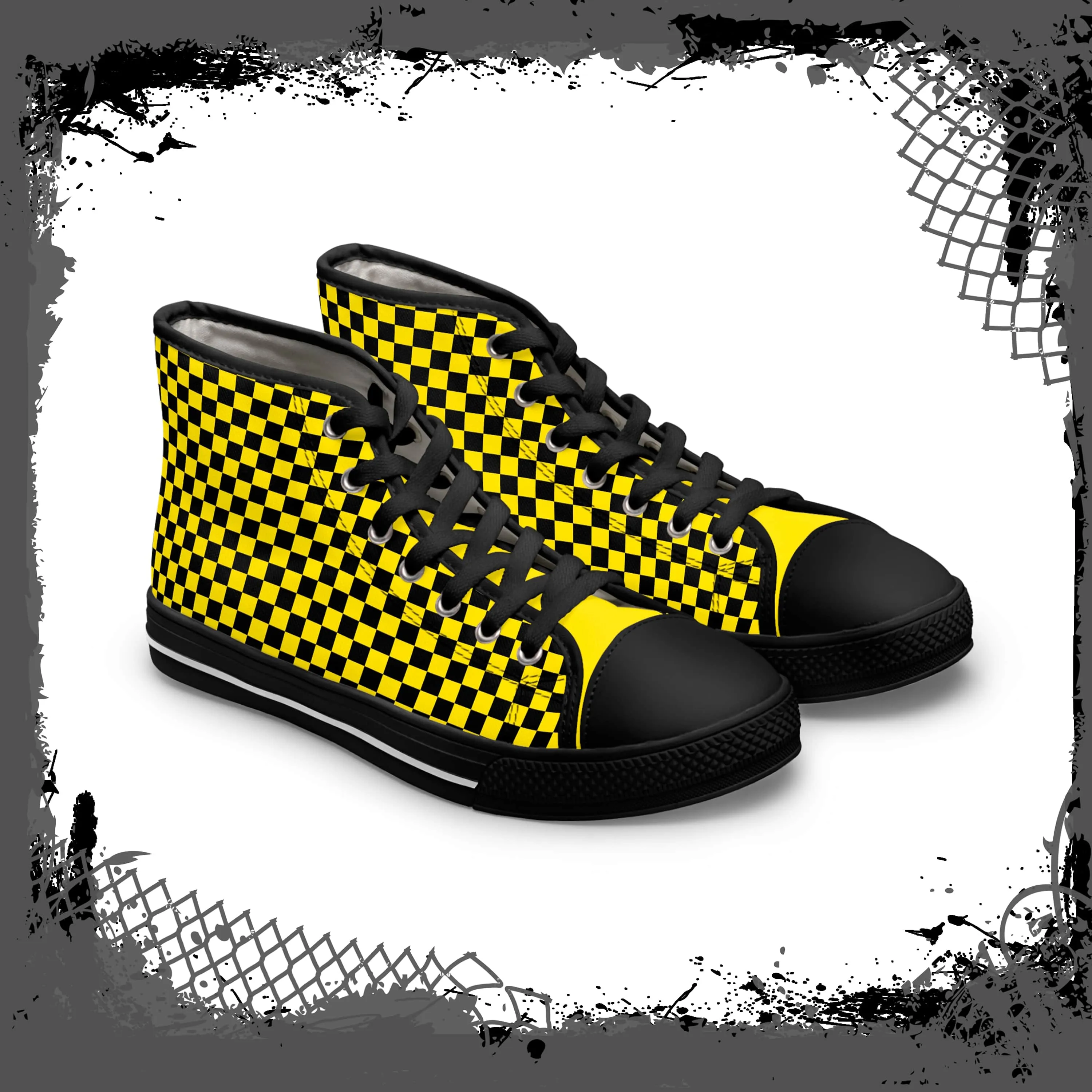 YEL Women's Checkered High Tops