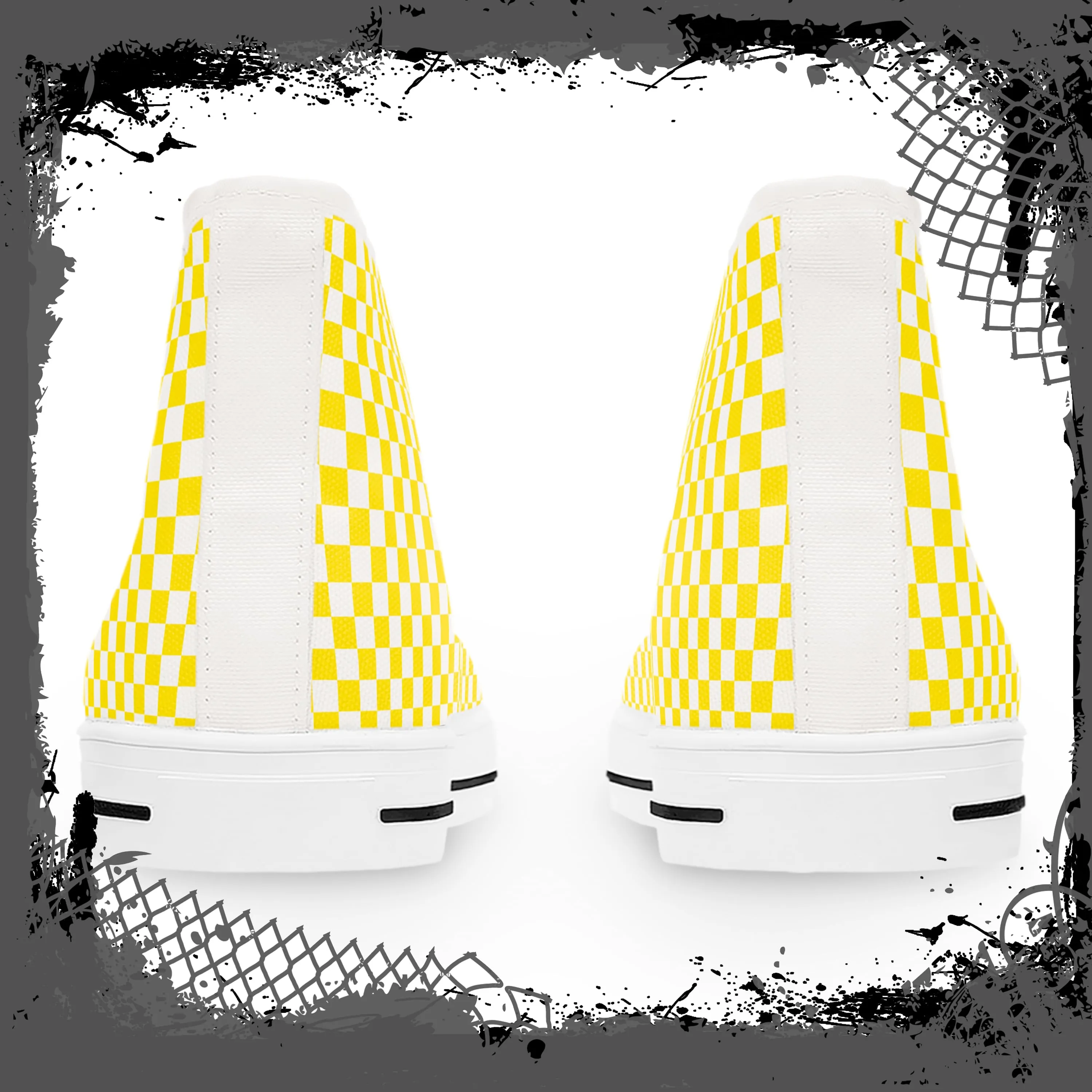 YEL Women's Checkered High Tops