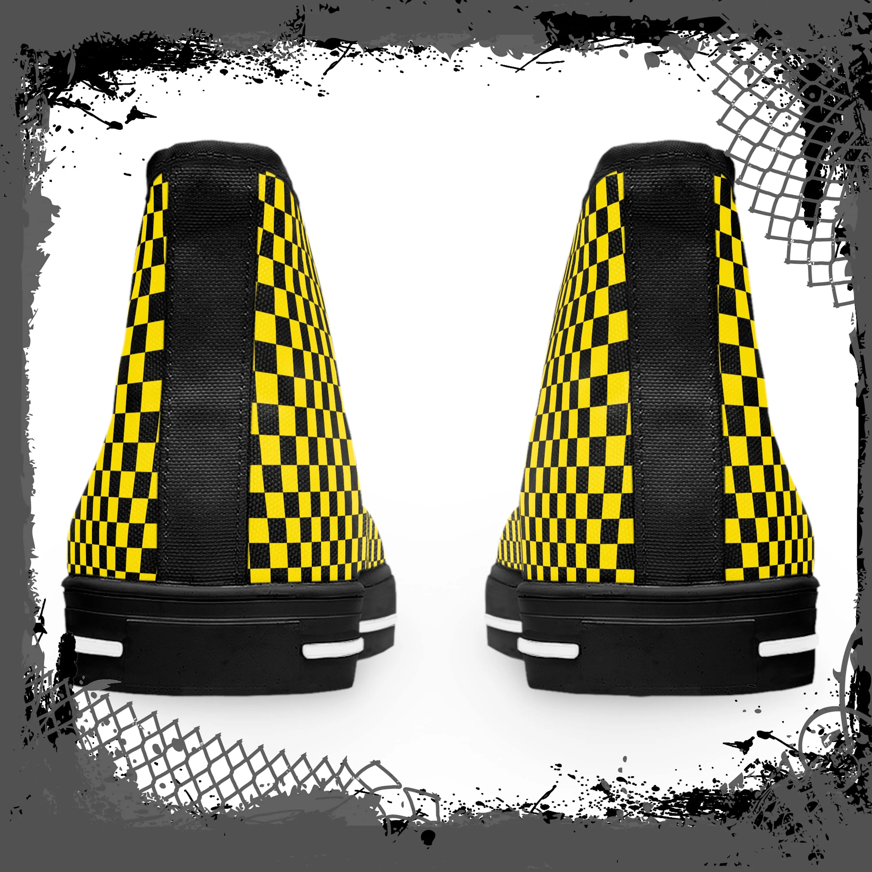 YEL Women's Checkered High Tops