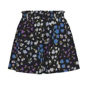 Yvett - Black Blue Purple Floral