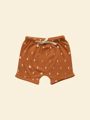 Ziwi Baby - Organic Drawstring Shorts - Terracotta Moon